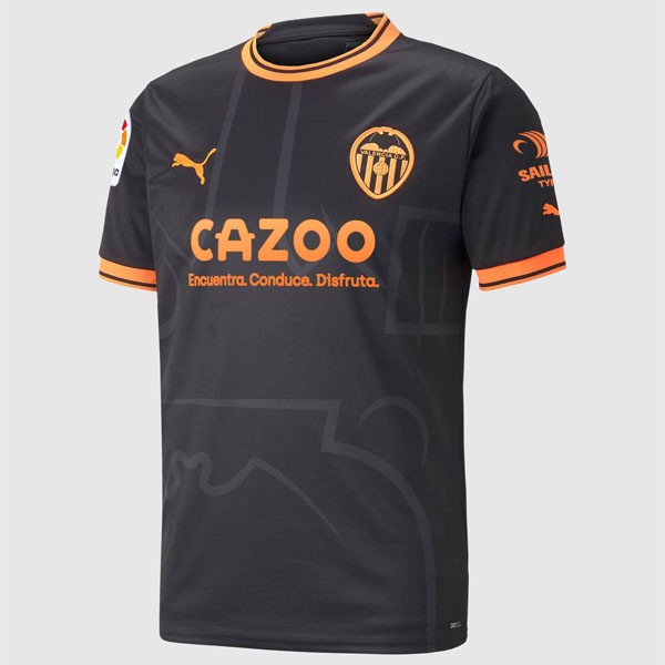 Camiseta Valencia Replica Segunda Ropa 2022/23